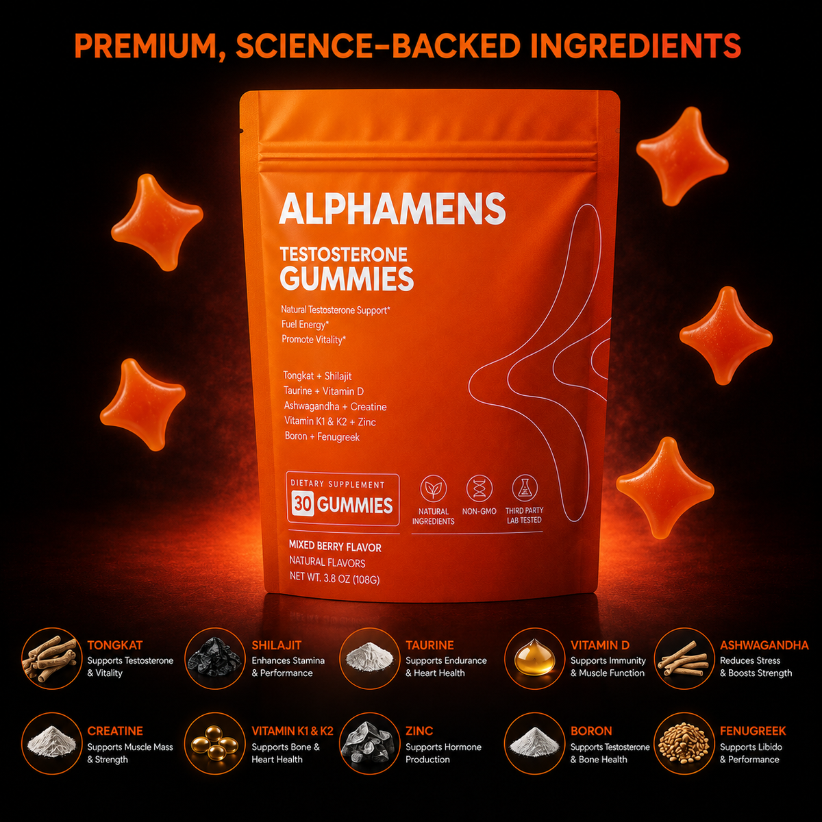 Performance Gummies. your 10-in-1 support